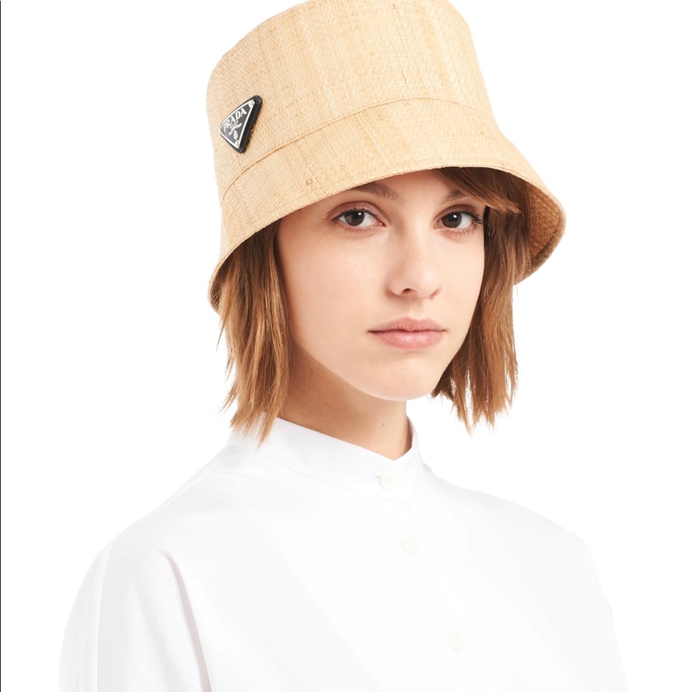 Prada Straw bucket hate